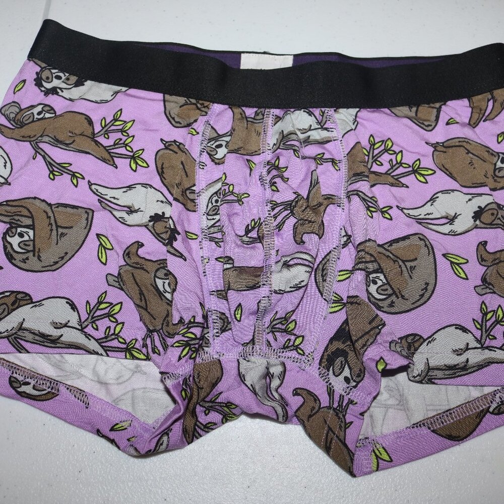 MeUndies Sleepy Sloth men's Trunks size medium NWOT